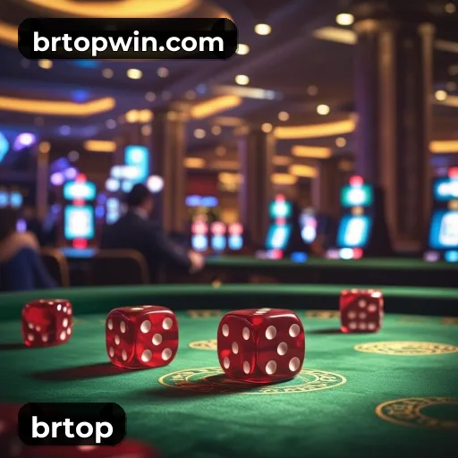 App brtop para iOS e Android — interface mobile, login biométrico e PIX integrado