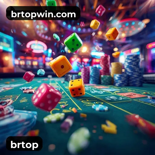 App brtop para iOS e Android — interface mobile, login biométrico e PIX integrado